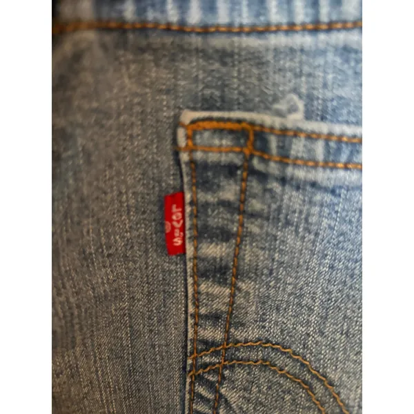 Levis 550 Relaxed Tapered Jeans Womens 16M Medium Wash High Rise Denim - Image 5