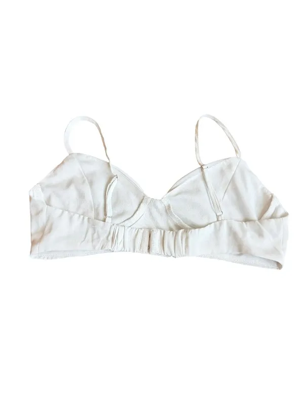 Princess Polly White Ivory Triangle Bralette Adjustable Strap Size 6 Women's - Image 4