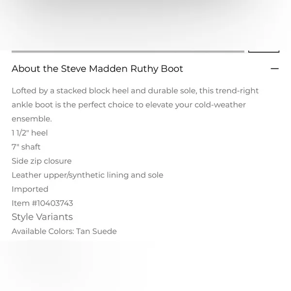Steve Madden Tan Suede Ankle Boots - Image 5