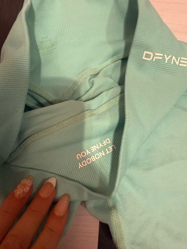 Gym Shorts DFYNE Pastel Green - Image 3