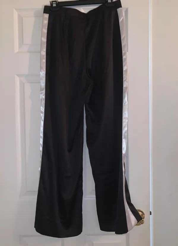 Abercrombie Black Wide Leg Pants - Image 2