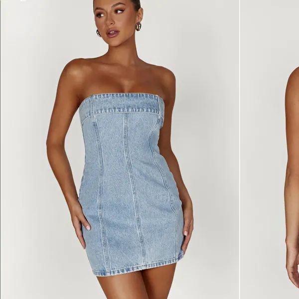 7 For All Mankind Denim Dress - Image 2