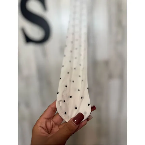 White polkadot pantyhose White - Image 3
