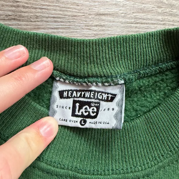 Vintage 90s Lee Cape May Embroidered Sailboat Crewneck Sweatshirt L - Image 2