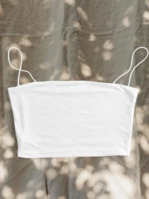 Bradley Michelle Strappy White Tank - Image 6