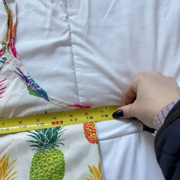 SheIn Womens Size Medium Whit‎ Tropical Cover Up Dress Beach Summer Resortwear - Image 3