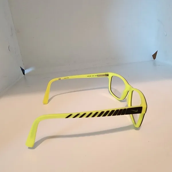 Nike Yellow & Black Prescription Glasses Frames, Case, & Cleaning Cloth - Image 5