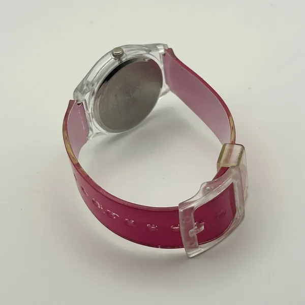 SWEDA Medical Breast Cancer Awareness Pink Watch Working New Battery - Image 5