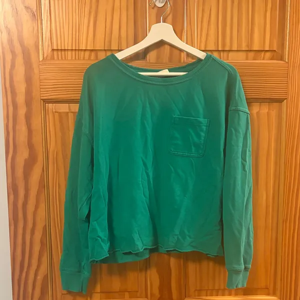 Universal Thread Size Large Green Pocket Long-Sleeve Shirt - Image 3