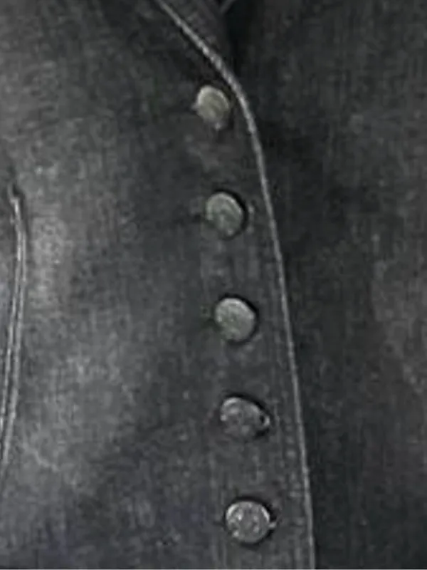 Madeline Washed Black Button - Image 7