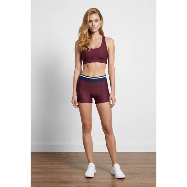 DSG Womens 3" Core Compression Shorts Burgundy Navy Blue DAW15604N Size S NEW - Image 7