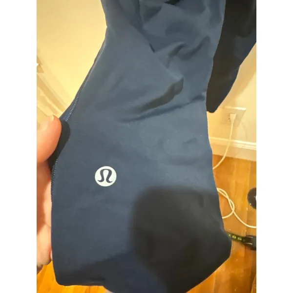 Lululemon Base Pace 25 Inch Inseam Leggings Navy Blue Size 6 LW5DKHS - Image 3