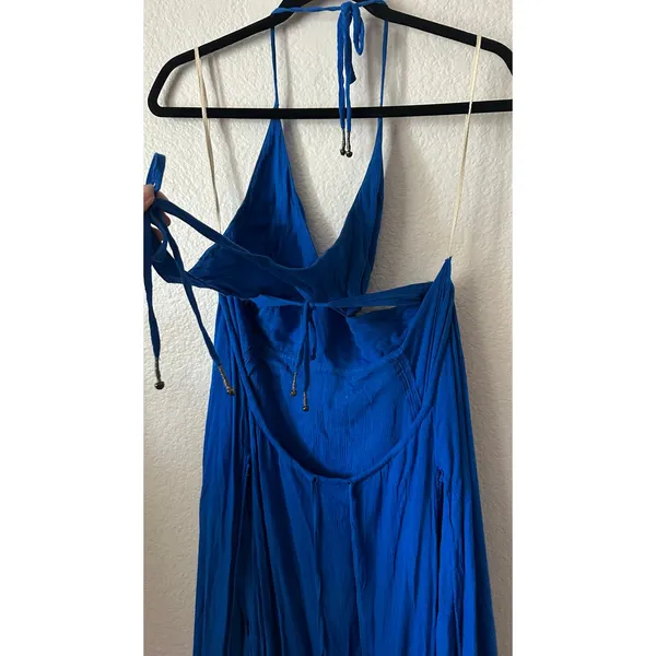Free People Endless Summer Lillie Blue Maxi Dress - Image 5