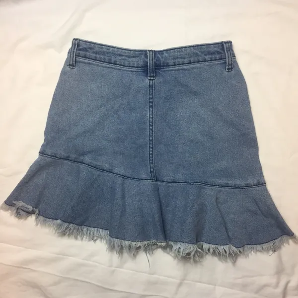 Arizona Vintage Style Asymmetrical Denim Skirt - Image 5