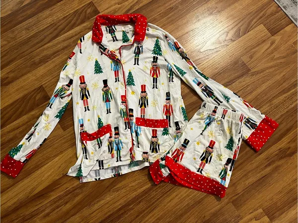 Women's Nutcracker Print Short Pajama Set - Image 2