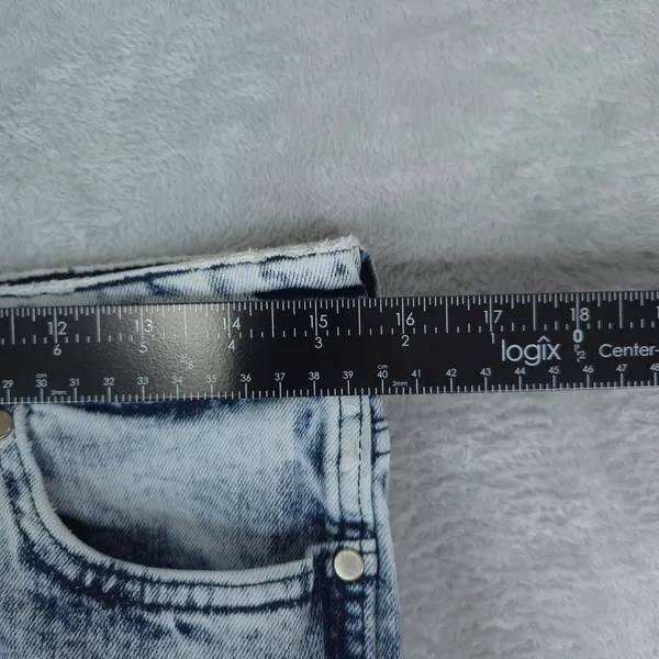 Wrangler Retro Slim Jeans Women 31x32 (31x28) Blue Acid Wash High‎ Rise Denim - Image 10