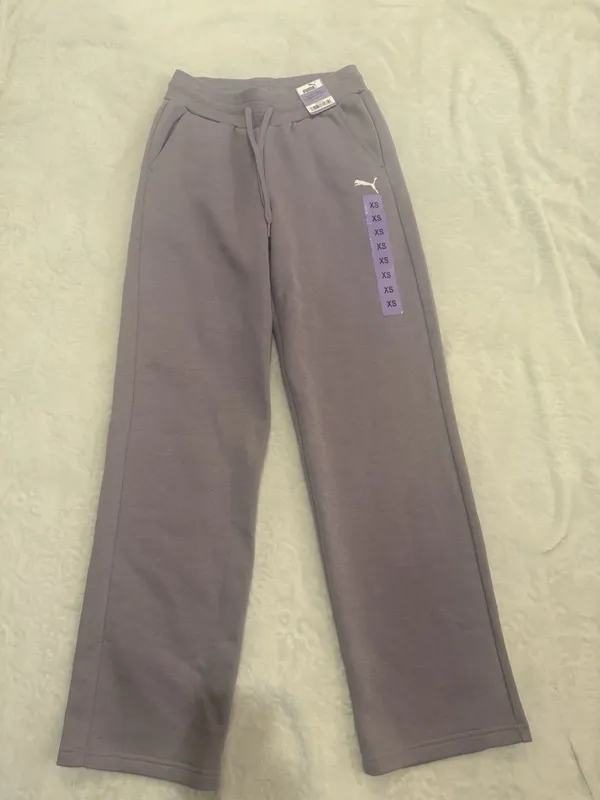 PUMA Classics Low Rise Popper Pants Womens Size S Casual Athletic Bottom - Image 3