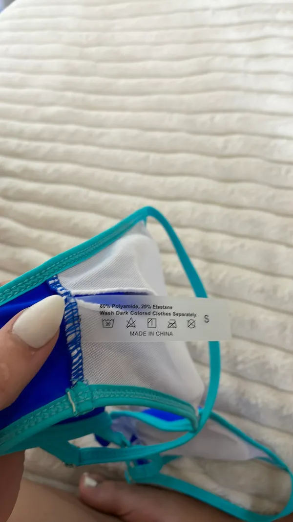 Blue and Teal Swimsuit - Image 3