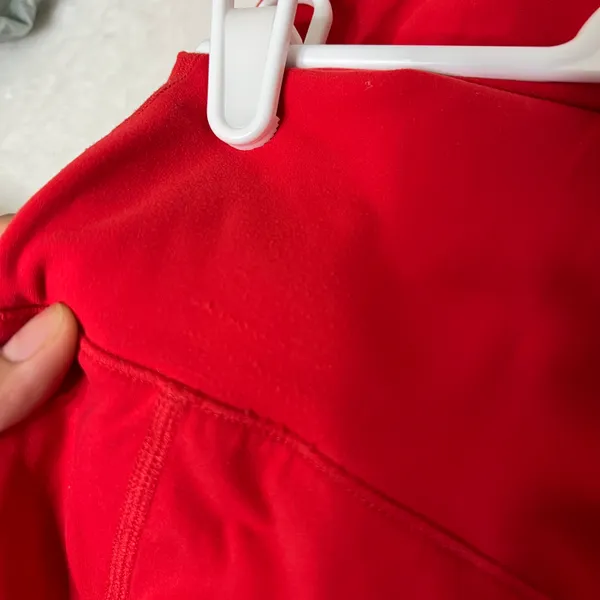Buffbunny Red Leggings With Pockets Medium - Image 7