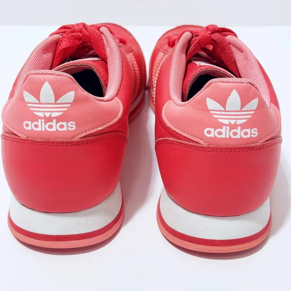 Adidas Orion Leather Low Top Sneakers Womens 8.5 Pink Barbie Colorful - Image 8