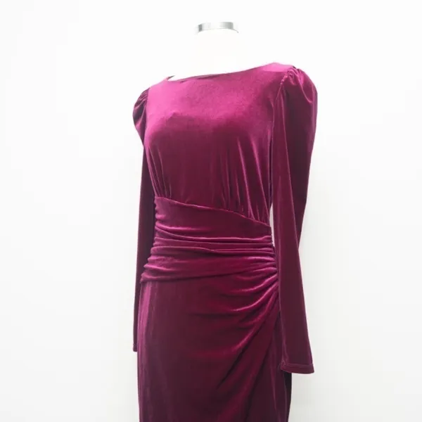 Lauren Ralph Lauren Velvet Cocktail‎ Dress Size 2 - Image 11