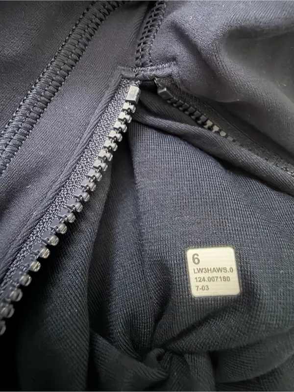 Lululemon Hooded Define Jacket Nulu True Navy Size 6 - Image 5