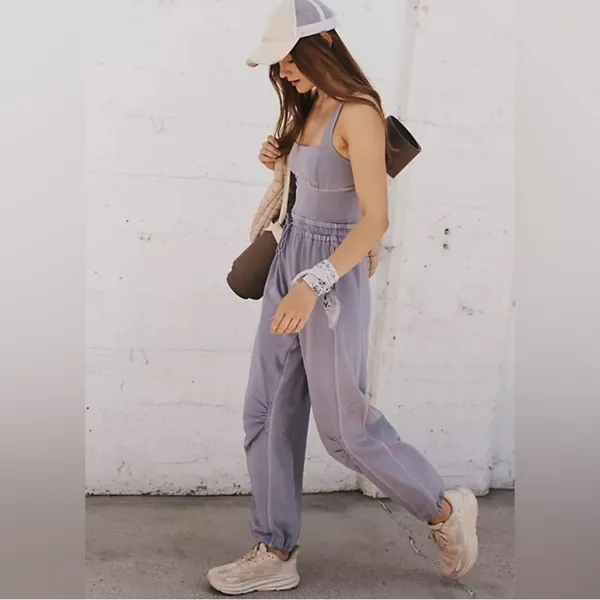 NWT FP Movement Inbound Onesie in Trailblazer Grey Women’s Size Large Jumpsuit - Image 3