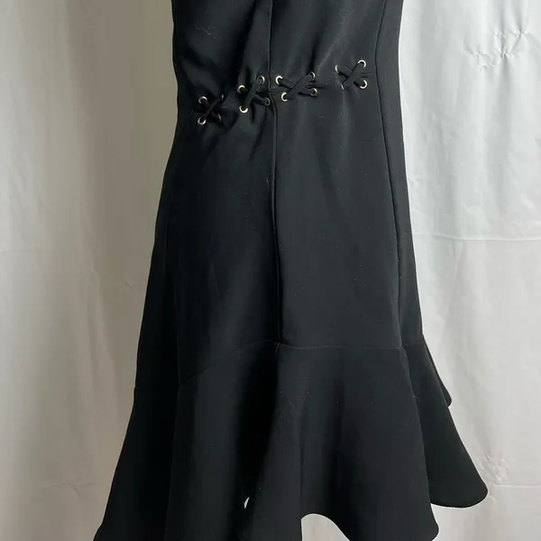 Amanda Uprichard Little Black Dress Size M - Image 3