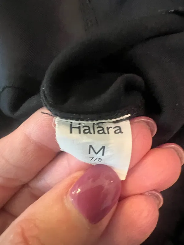 HALARA Black High Waist Pants. Medium EUC - Image 2