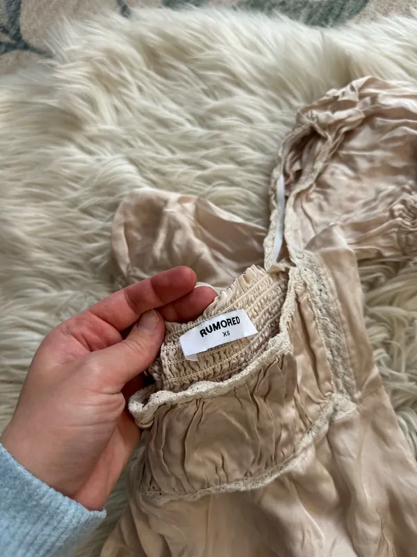 RUMORED Napa Valley Mini Dress In Dove - Image 4
