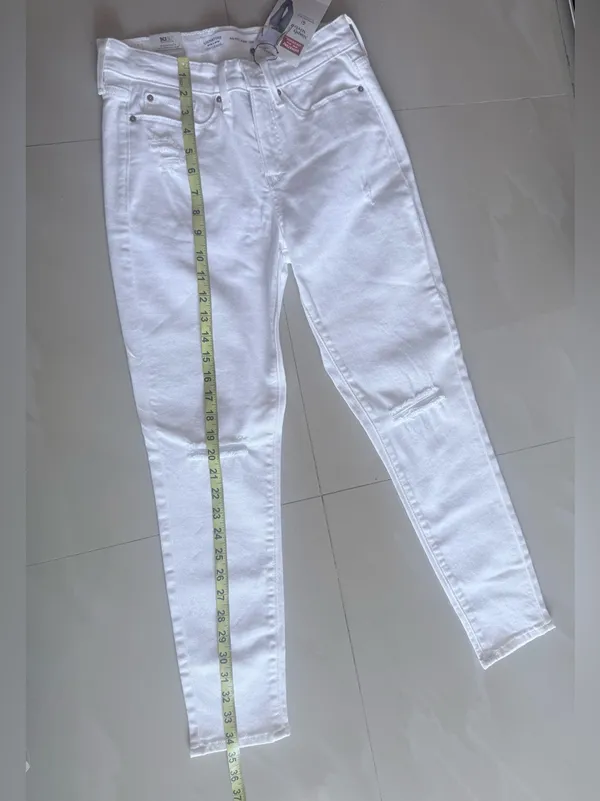 Signature by Levi Strauss White Skinny Jeans - Image 8