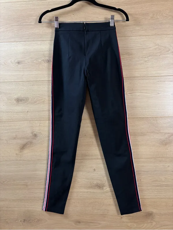 Urban Outfitters Women's Track Style Ponte Skinny Pants - Image 6