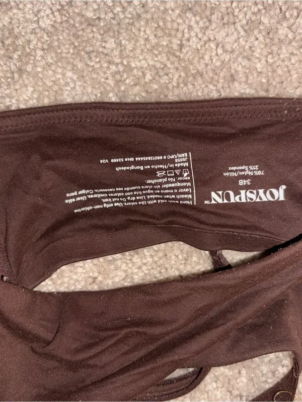 Brown Joyspun Bra Size: 34B Black Size undefined - Image 3