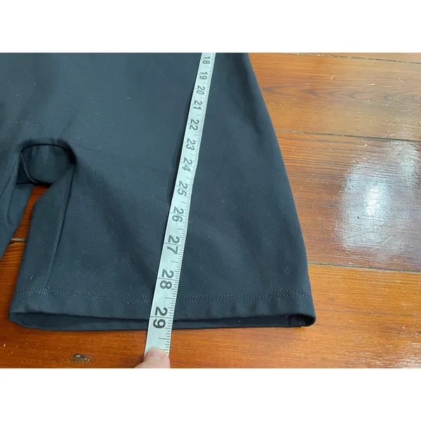 Girlfriend Collective Bike Unitard Black Medium Compressive Romper Built In Bra - Image 10