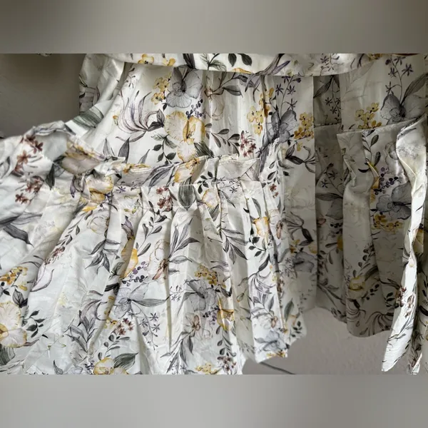 En Saison Cream Floral Mini Dress - Image 8