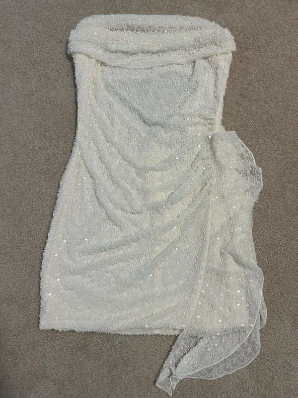 Oh Polly Beautiful Strapless White Dress - Image 5