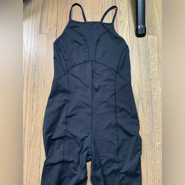 FP movement free people tank top onesie jumpsuit small black - Image 2