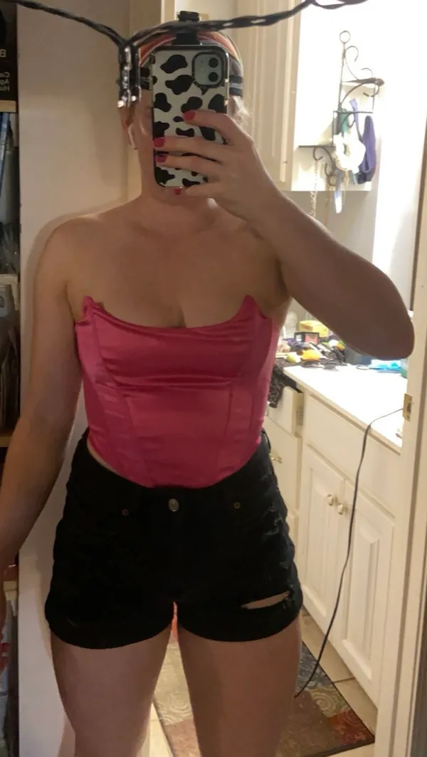 Princess Polly Pink  Strapless Top NWT - Image 3