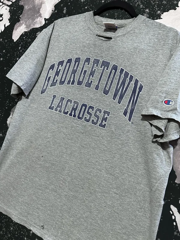 Georgetown Lacrosse Athletic Sports Team Shirt - Image 2