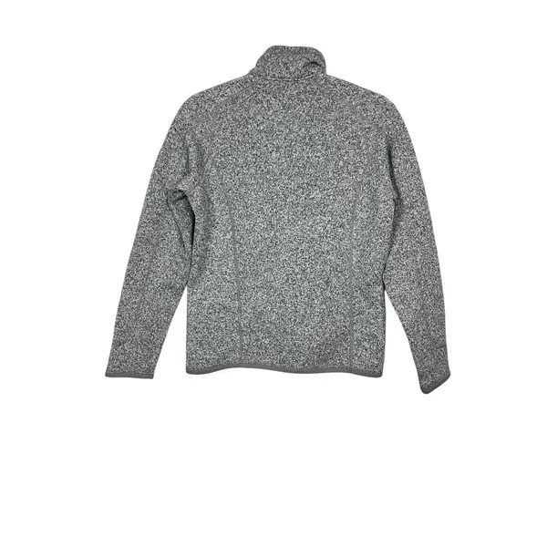 Patagonia Women's Gray Fleece Quarter Zip Pullover Better Sweater - Sz Small - Image 2