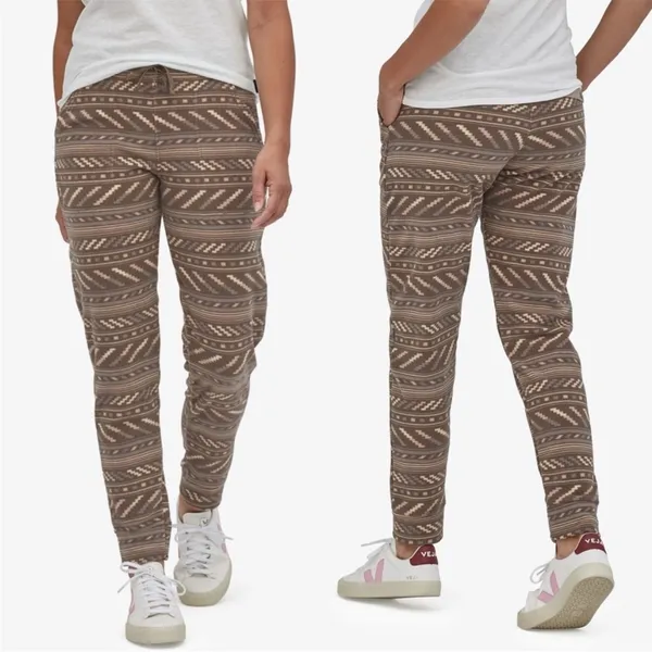 Patagonia Snap-T Fleece Pants in Bergy Bits Furry Taupe Women’s Medium - Image 2