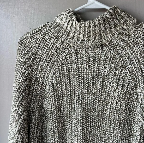 Madewell Knit Marled Cotton Mockneck Sweater - Image 4