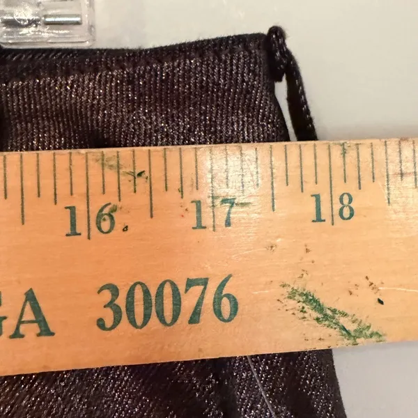 Old Navy High Rise OG Loose Metallic Jeans‎ Women's 14 Bronze Holiday Glam Party - Image 12