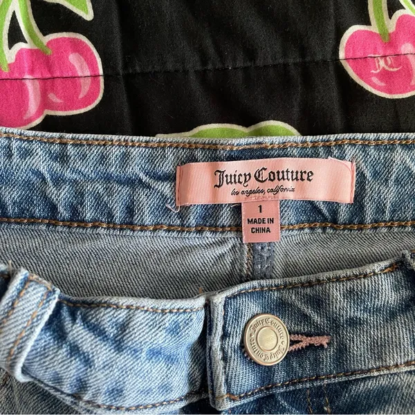 New Juicy Couture Heart Embroidered Skirt Size 1 - Image 5