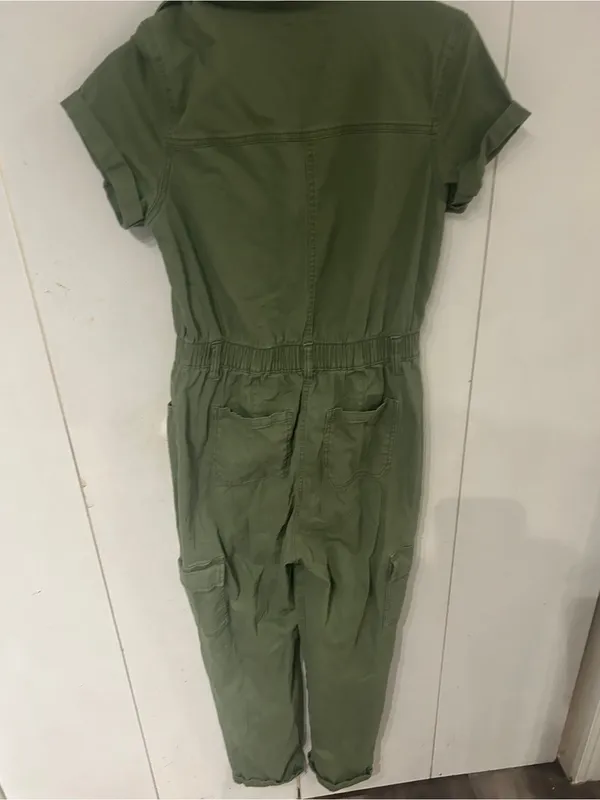 Celebrity Pink Olive Green Utility Jumpsuit - Image 3