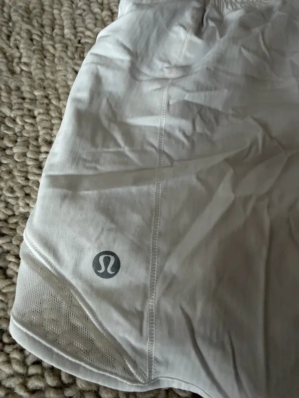 White Lululemon Shorts - Image 3