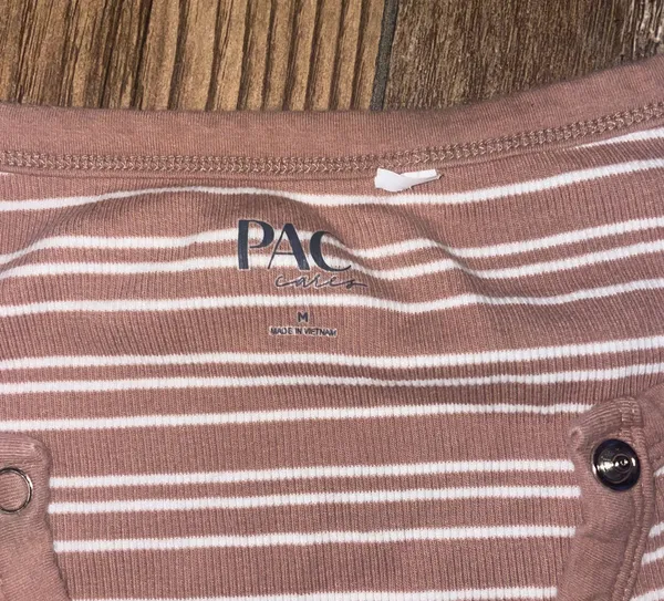 PacSun Long Sleeve Striped Crop Top - Image 3
