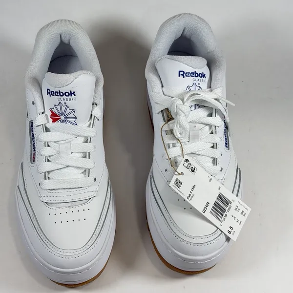 Reebok Size-6.5 Club C Extra‎ Women's Shoes 'White/Gum' - GZ2424 - Image 8