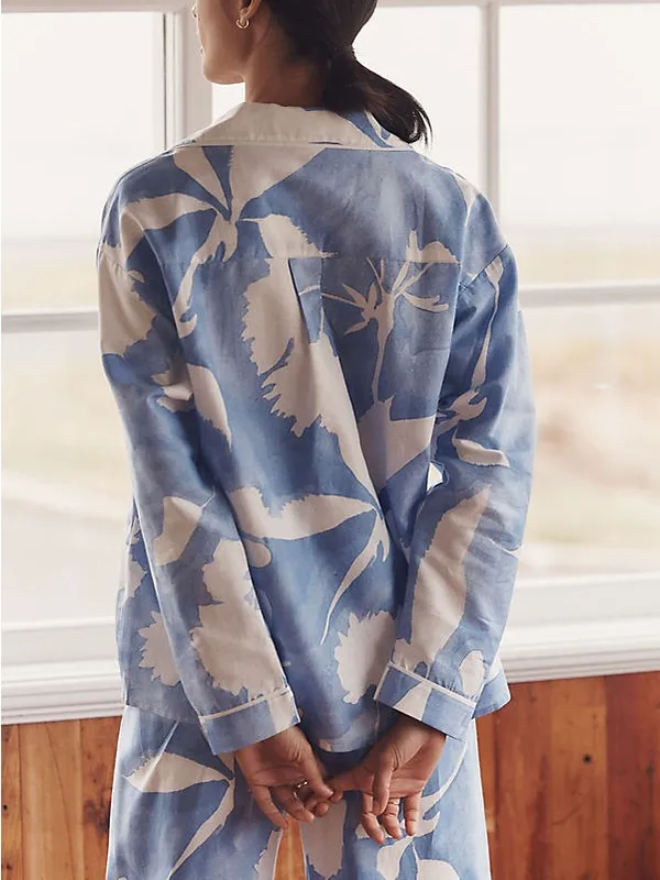 Anthropologie LyreBird Long-Sleeve Flannel Pyjama Shirt - Image 2