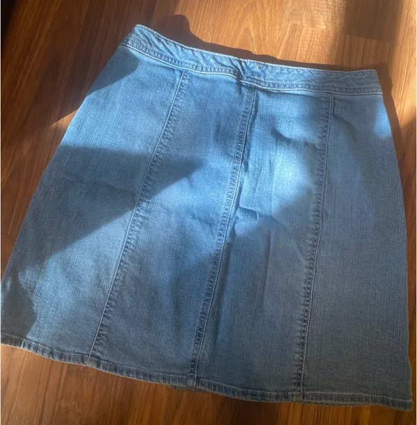 A New Day Denim Button Fly Skirt - Image 3